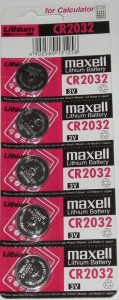 Батерия CR2032 Maxell