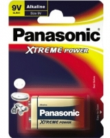 Батерия 6F22 Alkaline Panasonic Xtreme Power 6LR61