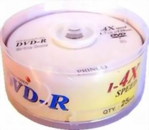 DVD-R 8X sp.x 25бр.Princo