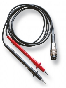 HZ17 4-pole test lead wiith probe tips, 5-pole DIN connector