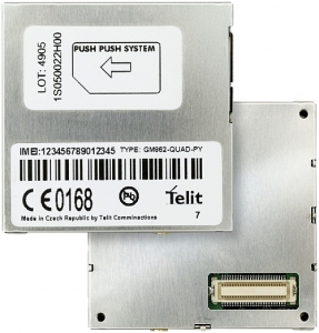 Модул със SIM държач GM862 QUAD GSM/GPRS Telit