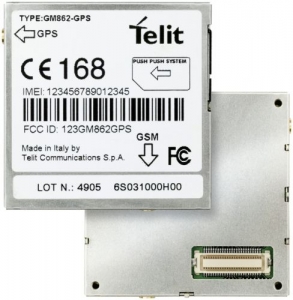 GM862-GPS GSM/GPRS/GSM Sirf III модул със SIM държач Telit