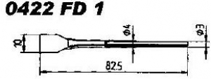 Накрайник за поялник 422FD1 10mm