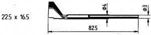 Накрайник за поялник 422RD1 22.5x16.5mm