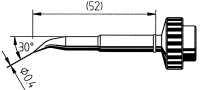 Накрайник за поялник 612ID 0.4mm