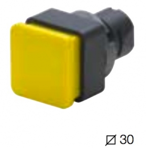020PQAFGK-кв. тип гъбка жълт P.B. TPLAST