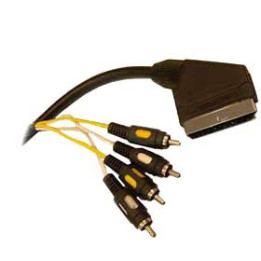 Кабел SCART-4RCA