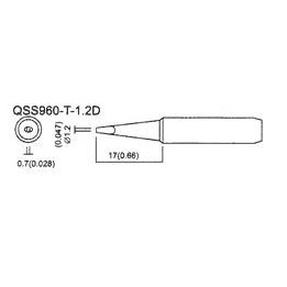 Replaceable tips QSS960-T-0.8D Quick