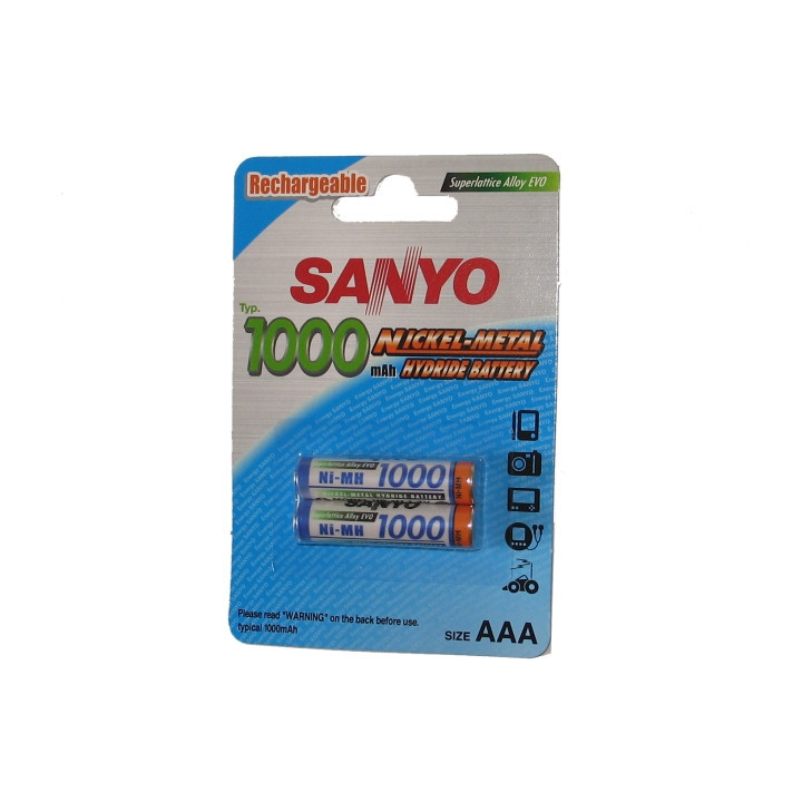Акумулатор AAA 1000mA Sanyo с пъпка