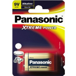 Батерия 6F22 Alkaline Panasonic Xtreme Power 6LR61