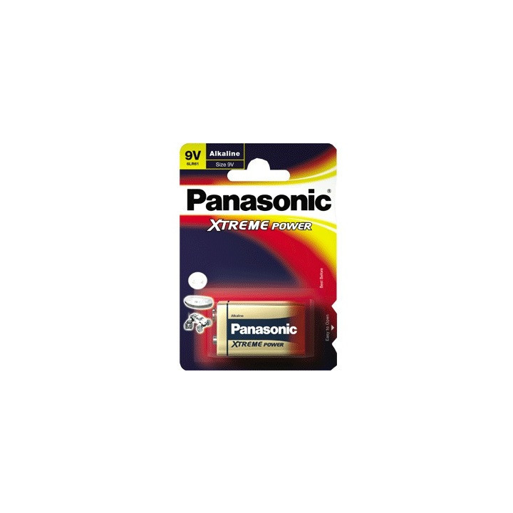 Батерия 6F22 Alkaline Panasonic Xtreme Power 6LR61