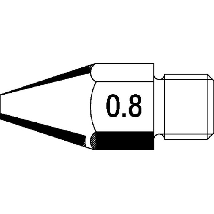 Човка за поялник 662CN ф0.8mm
