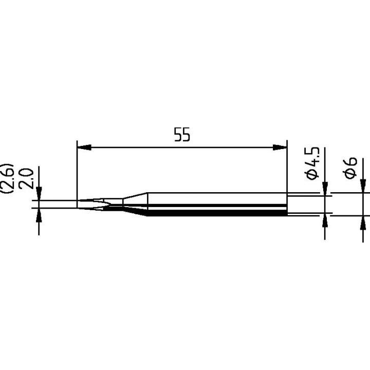 Човка за поялник 162KN 2.0mm