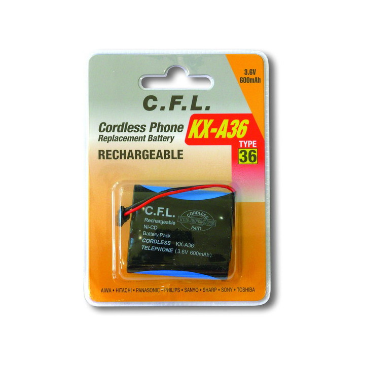 Акумулатор KXA-036 C.F.L. блистер 600mAh