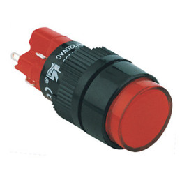 Бутон LAS1Y-11Z/220V св. зад. 16мм 1конт. група