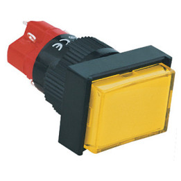 Бутон LAS1J-11Z/220V светещ зад. ф16 1кон.група