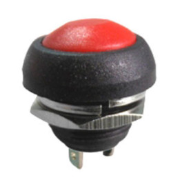 Бутон PBS33B -1A 250VAC OFF-(ON) червен Jietong