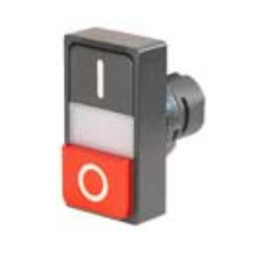 Двоен бутон червен /зелена свет.S. 020PDSRVGB