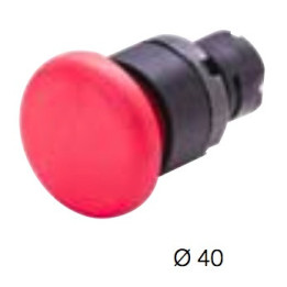 Тип гъбка син 020PTAFBLK PULSE P.B. TPLAST.