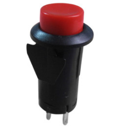 Бутон PBS27B -1A 250VAC OFF-(ON) червен Jietong