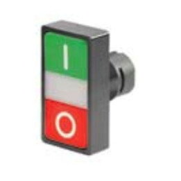 020PDRNGBS- свет.двоен бутон червен черен S.