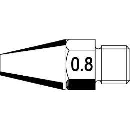 Човка за поялник 662CE ф0.8mm
