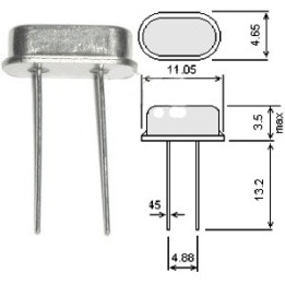 Кварц 4.000 MHz HC-49S