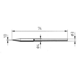 Човка за поялник 212CD 1.0mm