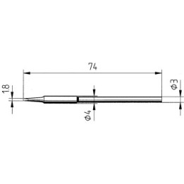 Човка за поялник 212KD 1.8mm