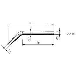 Човка за поялник 052DD 50W