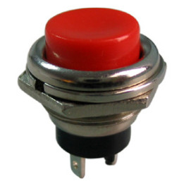 Бутон PBS26B-2A 250VAC OFF-(ON) червен Jietong