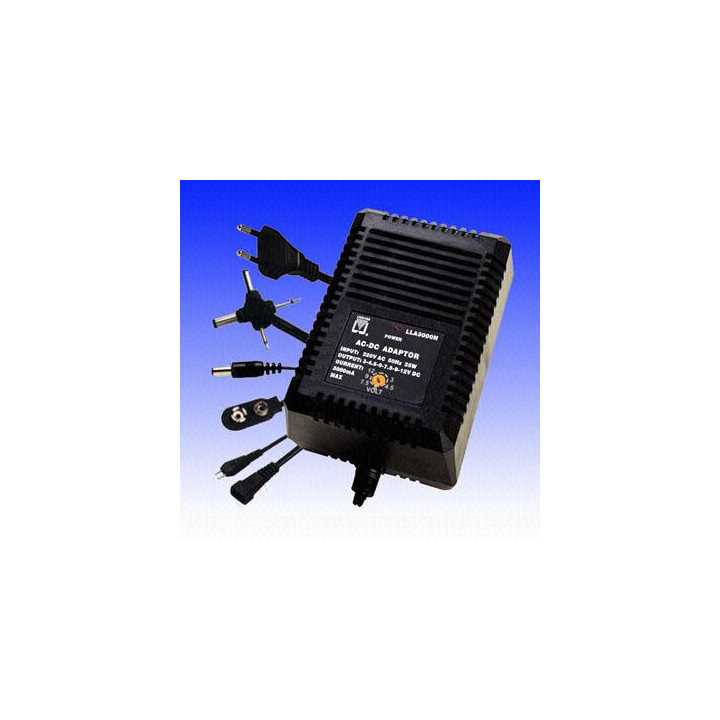 Адаптор LLA3000N 3V-12V 3000mA
