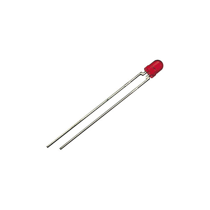 Светодиод LED 3mm червен
