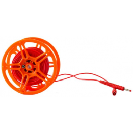 Кабел/макара/ с банан щекер 25m чрвен WAPRZ025REBBSZ Sonel