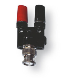 HZ20 Adapter,BNC to 4mm Binding Post HAMEG