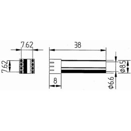 Човка за поялник 832 C8 за инт. схема с 8pin