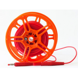 Кабел/макара/ с банан щекер 30m червен WAPRZ030REBBSZ Sonel