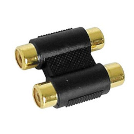 DUAL FEMALE RCA TO DUAL FEMALE RCA - GOLD-PLATED CAA45