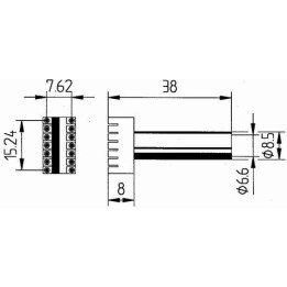 Човка за поялник 832 C14 за инт. схема с 14pin