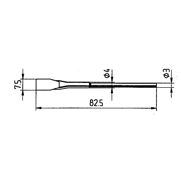 Човка за поялник 422FD3 7,5mm