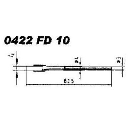 Човка за поялник 422FD10 4.0mm