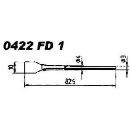 Човка за поялник 422FD1 10mm