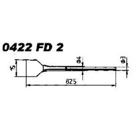 Човка за поялник 422FD2 15mm
