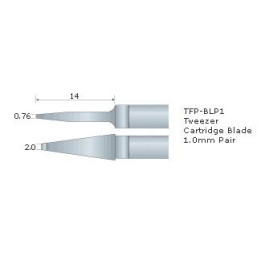 Човка тип пинцета T F P-BLP2 ф2.00mm