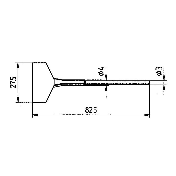 Човка за поялник 422FD8 27.5mm