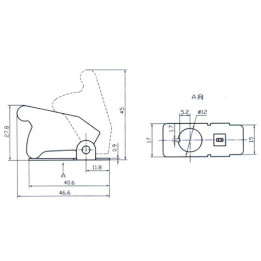 Предпазна капачка SAC-01 червен Jiеtong