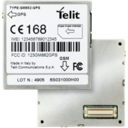 GM862-GPS GSM/GPRS/GSM Sirf III модул със SIM държач Telit