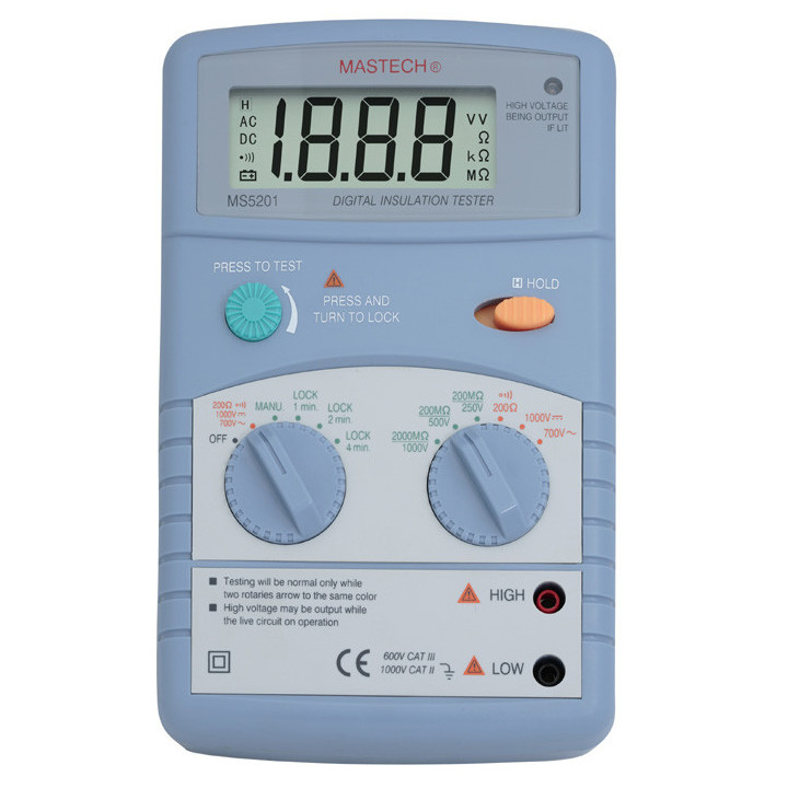Мегаомметър MS5201 Mastech