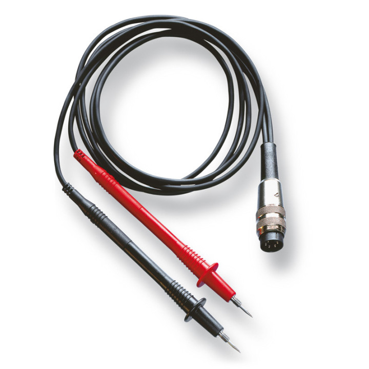 HZ17 4-pole test lead wiith probe tips, 5-pole DIN connector