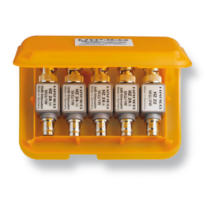 HZ24 Attenuator Set,50 OHM 3/6/10/20db, (1GHz) + 1 off HZ22